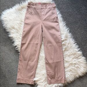 Spanx High-Rise Pants in Dusty Rose